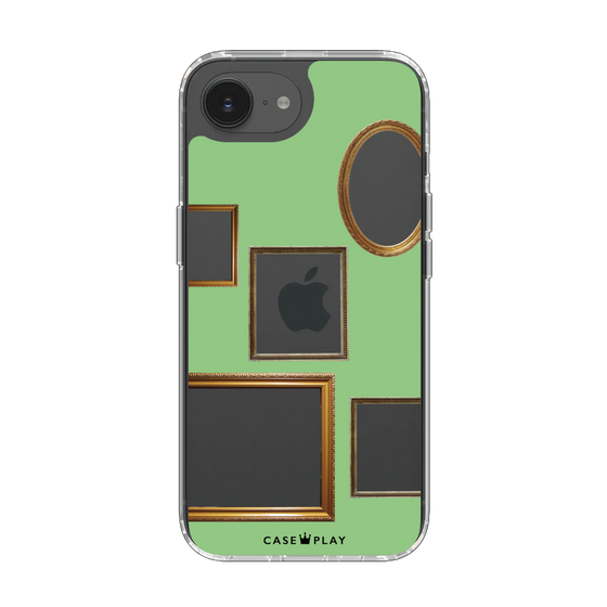 Slim Protection Case［ Photo Frames - Light Green ］