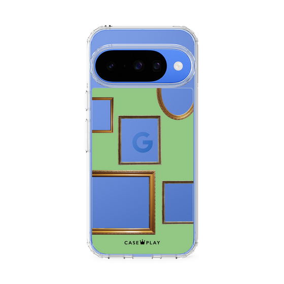 Slim Protection Case［ Photo Frames - Light Green ］
