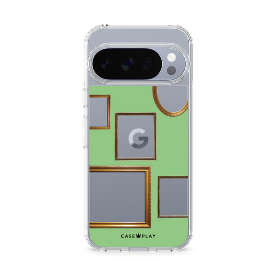 Slim Protection Case［ Photo Frames - Light Green ］