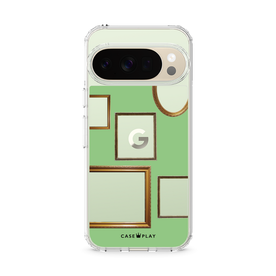 Slim Protection Case［ Photo Frames - Light Green ］