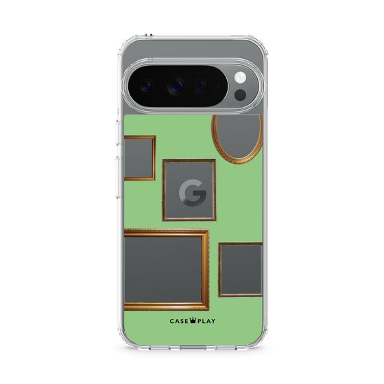 Slim Protection Case［ Photo Frames - Light Green ］