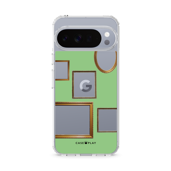 Slim Protection Case［ Photo Frames - Light Green ］
