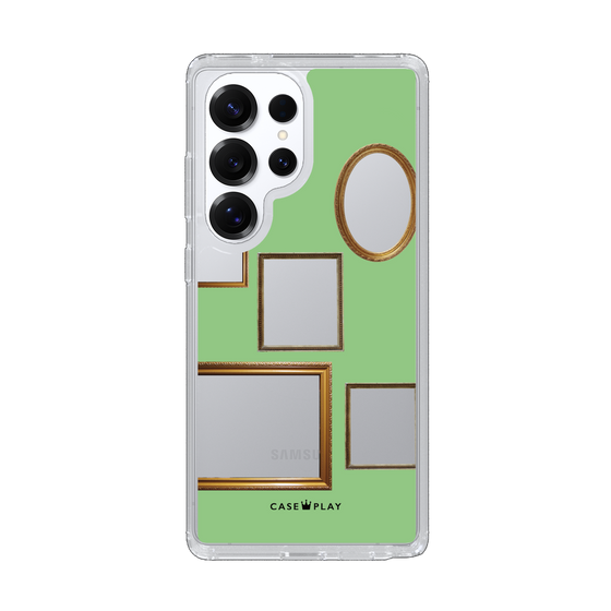Slim Protection Case［ Photo Frames - Light Green ］