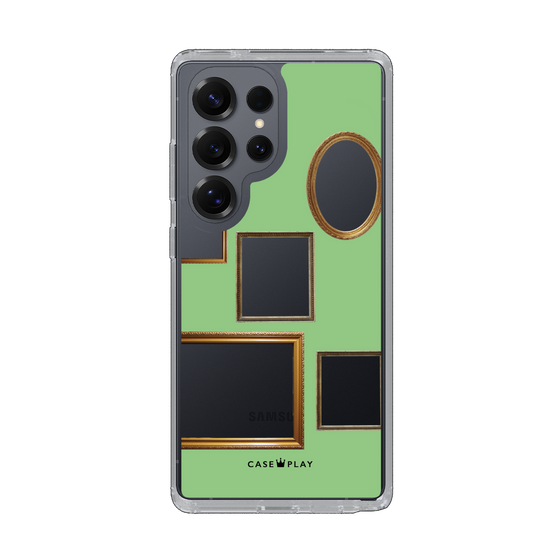 Slim Protection Case［ Photo Frames - Light Green ］
