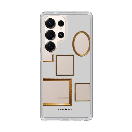 Slim Protection Case［ Photo Frames - Light Gray ］