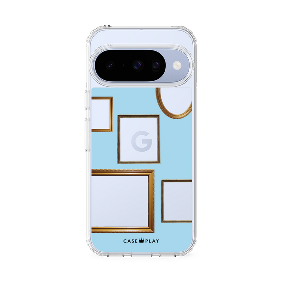 Slim Protection Case［ Photo Frames - Light Blue ］