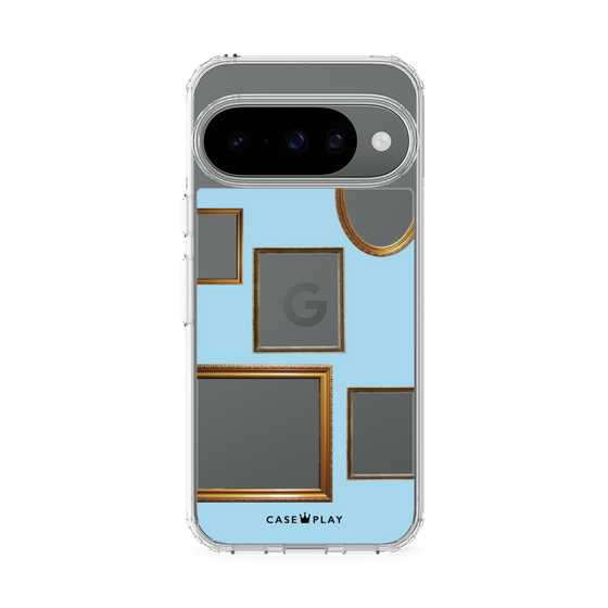 Slim Protection Case［ Photo Frames - Light Blue ］