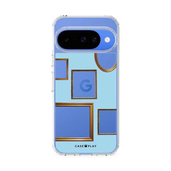 Slim Protection Case［ Photo Frames - Light Blue ］