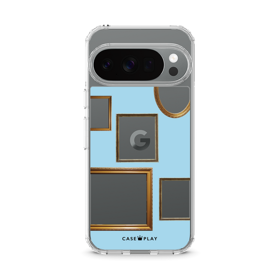 Slim Protection Case［ Photo Frames - Light Blue ］