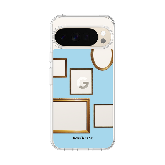 Slim Protection Case［ Photo Frames - Light Blue ］
