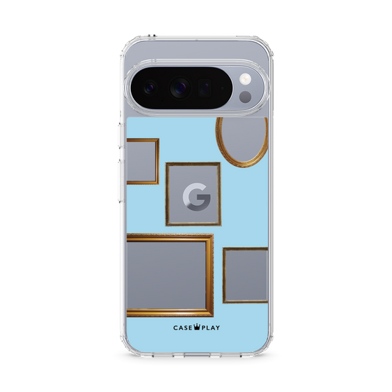 Slim Protection Case［ Photo Frames - Light Blue ］
