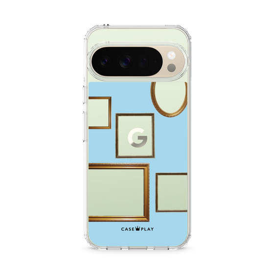 Slim Protection Case［ Photo Frames - Light Blue ］