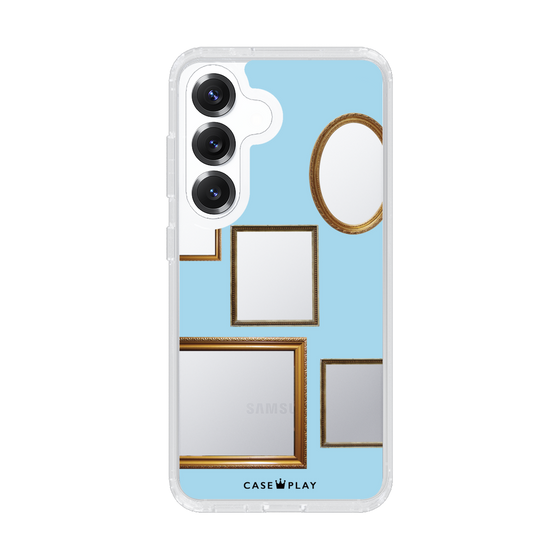 Slim Protection Case［ Photo Frames - Light Blue ］