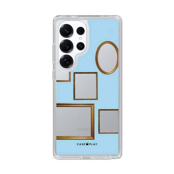 Slim Protection Case［ Photo Frames - Light Blue ］