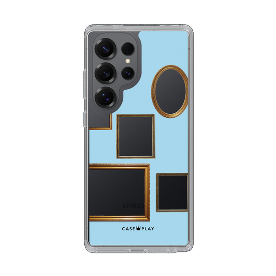 Slim Protection Case［ Photo Frames - Light Blue ］