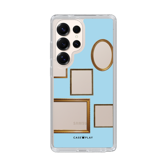 Slim Protection Case［ Photo Frames - Light Blue ］