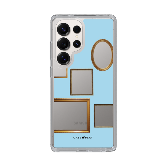 Slim Protection Case［ Photo Frames - Light Blue ］