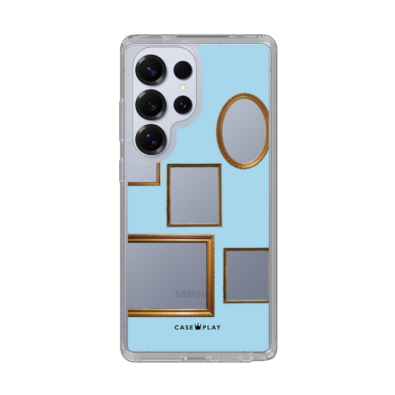 Slim Protection Case［ Photo Frames - Light Blue ］