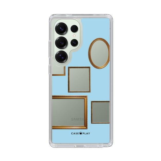 Slim Protection Case［ Photo Frames - Light Blue ］