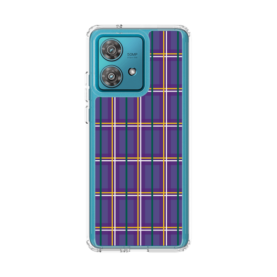 Slim Protection Case［ Tartan Check - Purple ］
