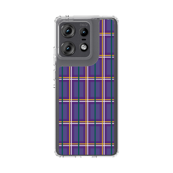 Slim Protection Case［ Tartan Check - Purple ］