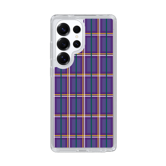 Slim Protection Case［ Tartan Check - Purple ］