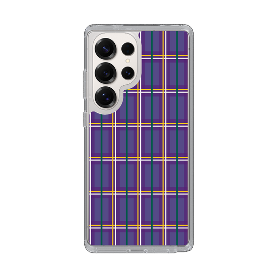 Slim Protection Case［ Tartan Check - Purple ］