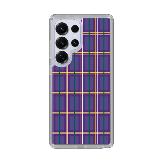 Slim Protection Case［ Tartan Check - Purple ］