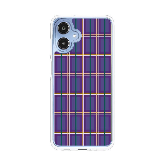 Slim Protection Case［ Tartan Check - Purple ］