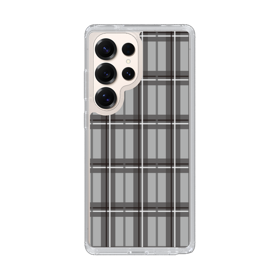 Slim Protection Case［ Tartan Check - Gray ］