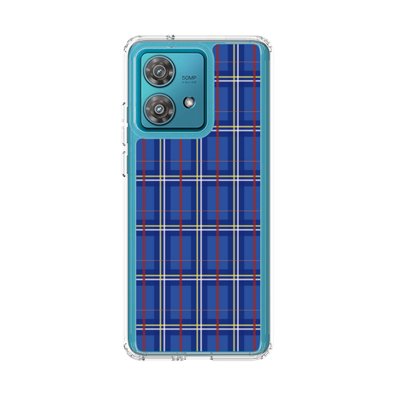 Slim Protection Case［ Tartan Check - Blue ］