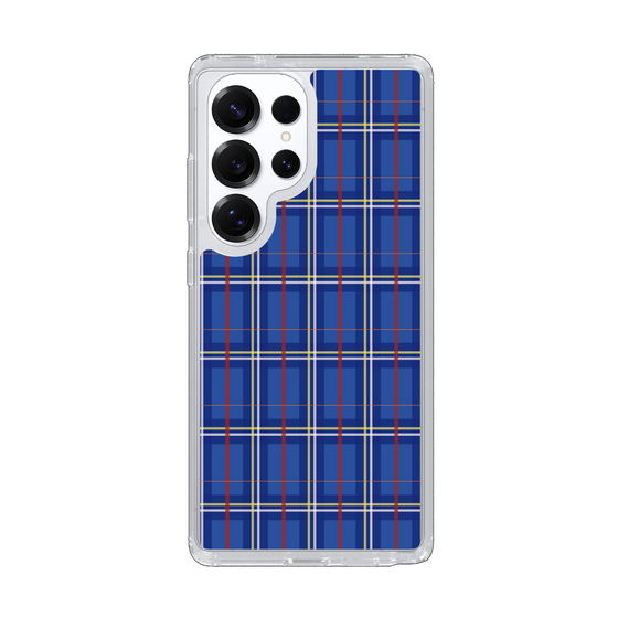 Slim Protection Case［ Tartan Check - Blue ］