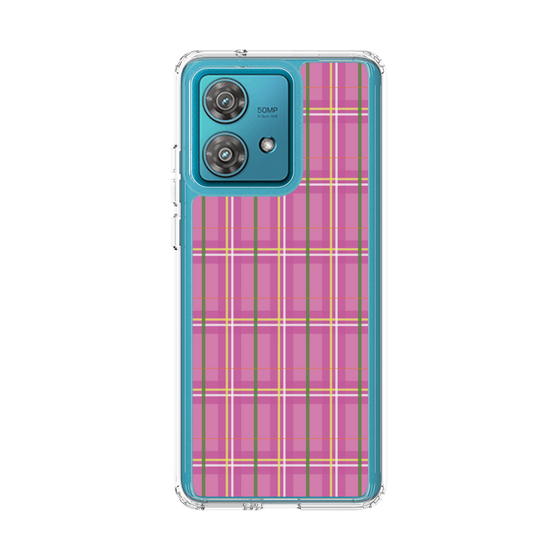 Slim Protection Case［ Tartan Check - Pink ］