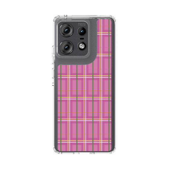 Slim Protection Case［ Tartan Check - Pink ］