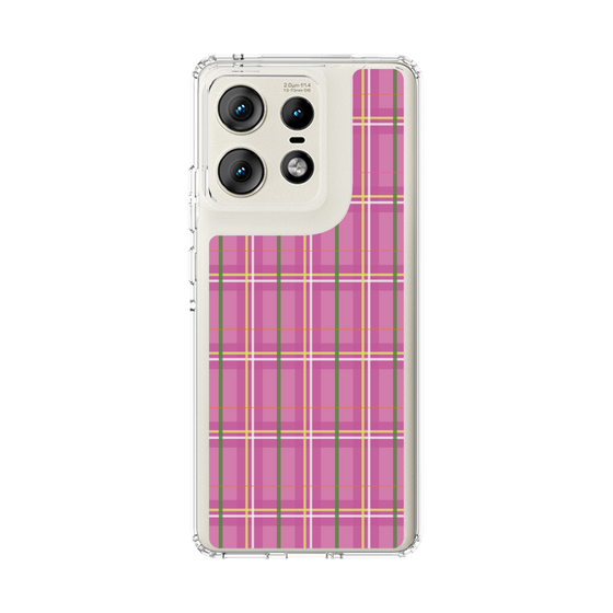 Slim Protection Case［ Tartan Check - Pink ］