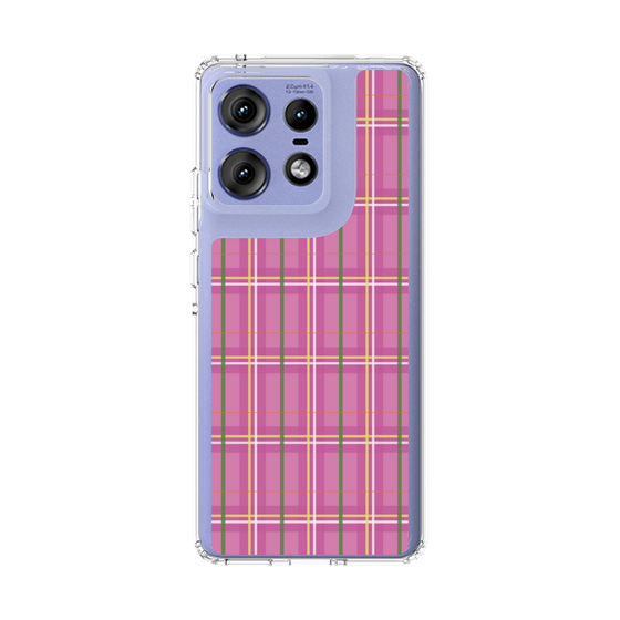Slim Protection Case［ Tartan Check - Pink ］