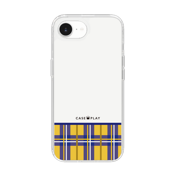 Slim Protection Case［ CASEPLAY Tartan Check - Yellow ］