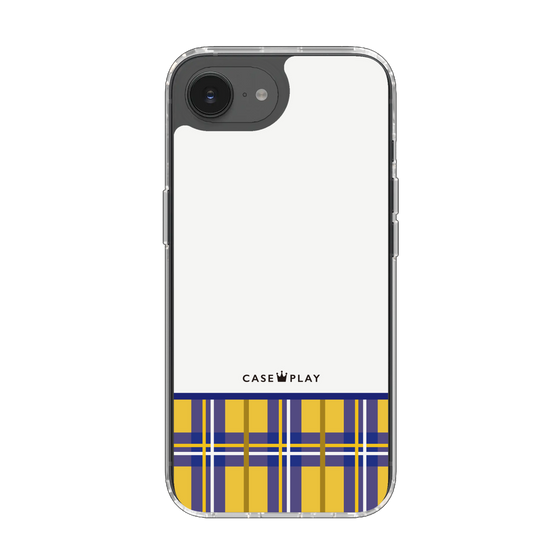 Slim Protection Case［ CASEPLAY Tartan Check - Yellow ］