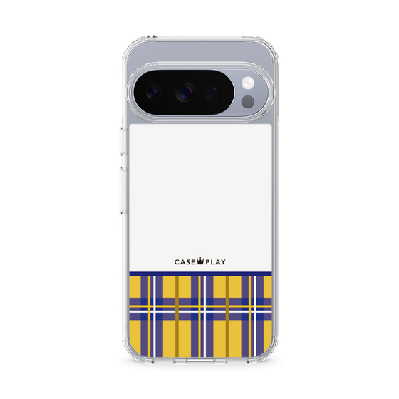 Slim Protection Case［ CASEPLAY Tartan Check - Yellow ］