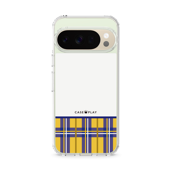 Slim Protection Case［ CASEPLAY Tartan Check - Yellow ］