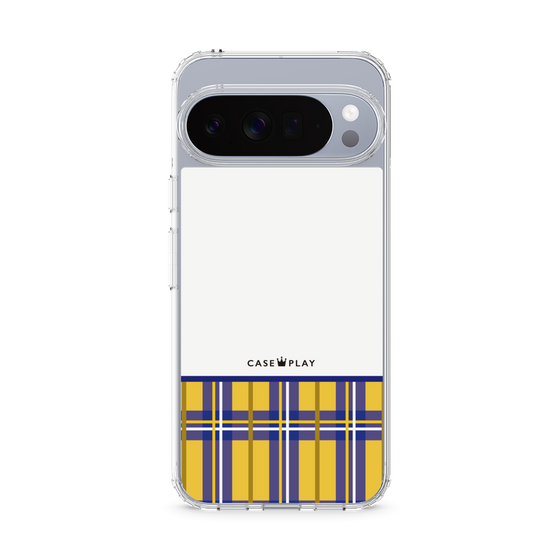 Slim Protection Case［ CASEPLAY Tartan Check - Yellow ］