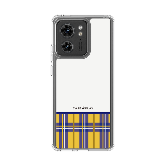 Slim Protection Case［ CASEPLAY Tartan Check - Yellow ］