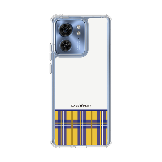 Slim Protection Case［ CASEPLAY Tartan Check - Yellow ］