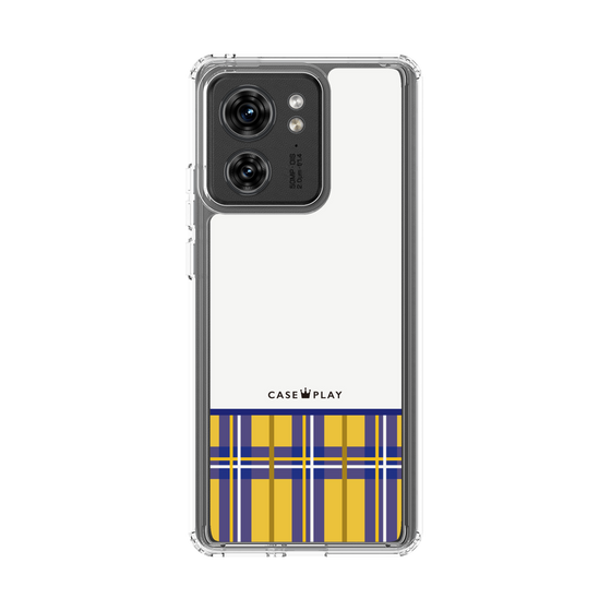 Slim Protection Case［ CASEPLAY Tartan Check - Yellow ］