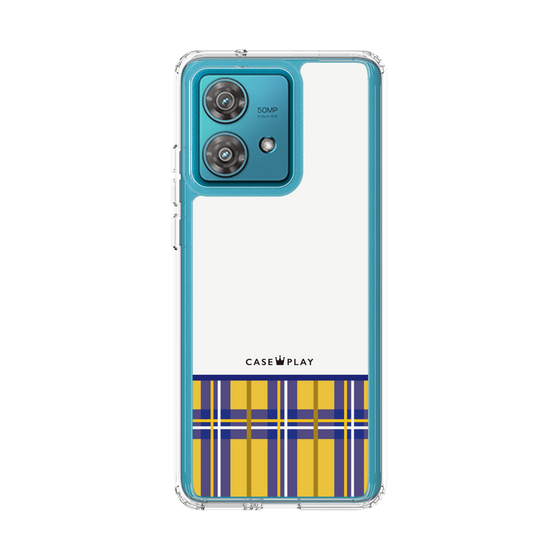 Slim Protection Case［ CASEPLAY Tartan Check - Yellow ］