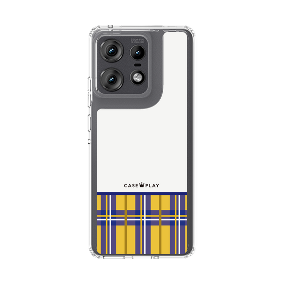 Slim Protection Case［ CASEPLAY Tartan Check - Yellow ］
