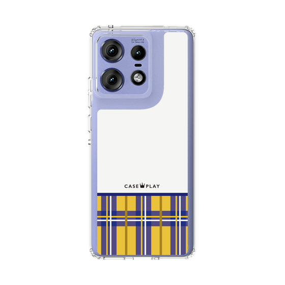Slim Protection Case［ CASEPLAY Tartan Check - Yellow ］