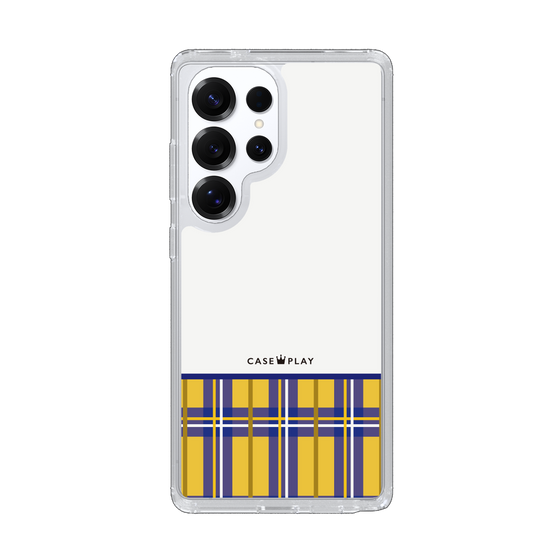Slim Protection Case［ CASEPLAY Tartan Check - Yellow ］
