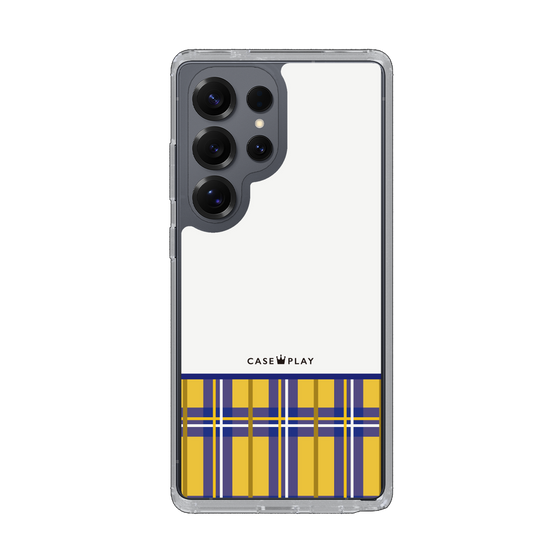 Slim Protection Case［ CASEPLAY Tartan Check - Yellow ］