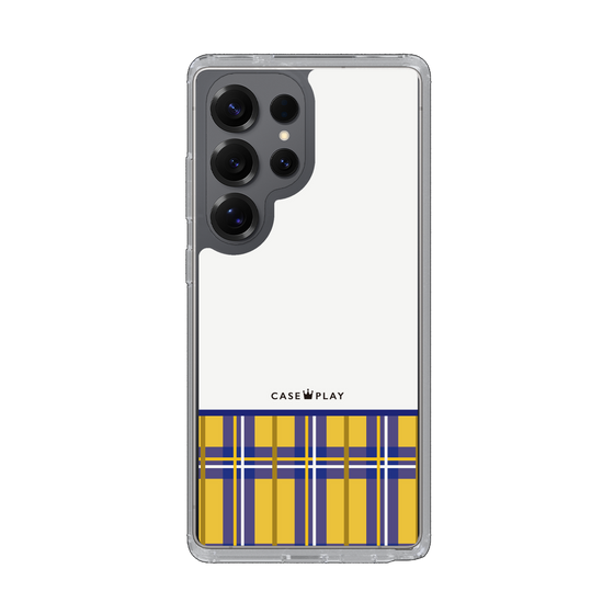 Slim Protection Case［ CASEPLAY Tartan Check - Yellow ］